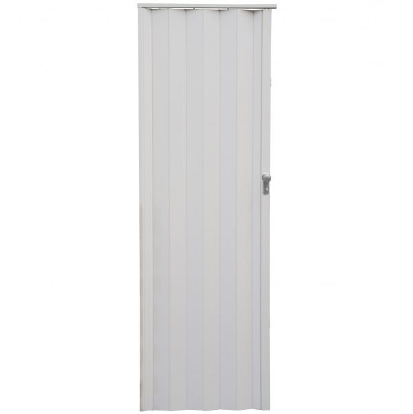 PVC concertina san marino white door